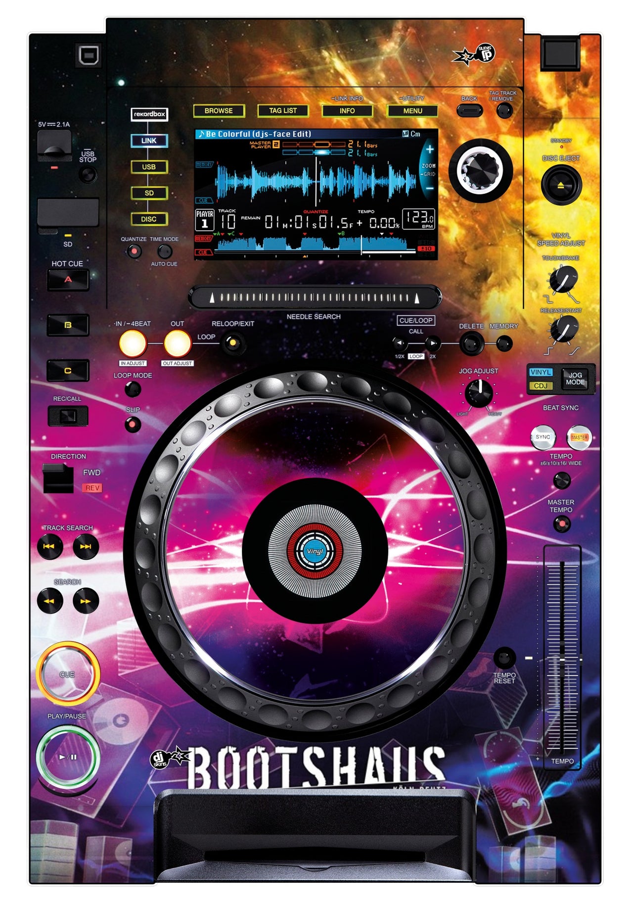 Pioneer DJ CDJ 2000 NEXUS Skin Bootshaus