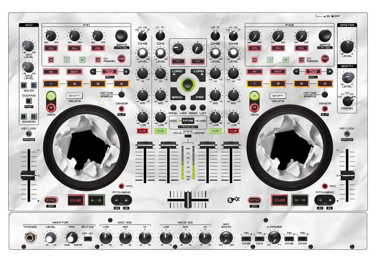 Denon DJ MC 6000 MK2 Skin Breakout
