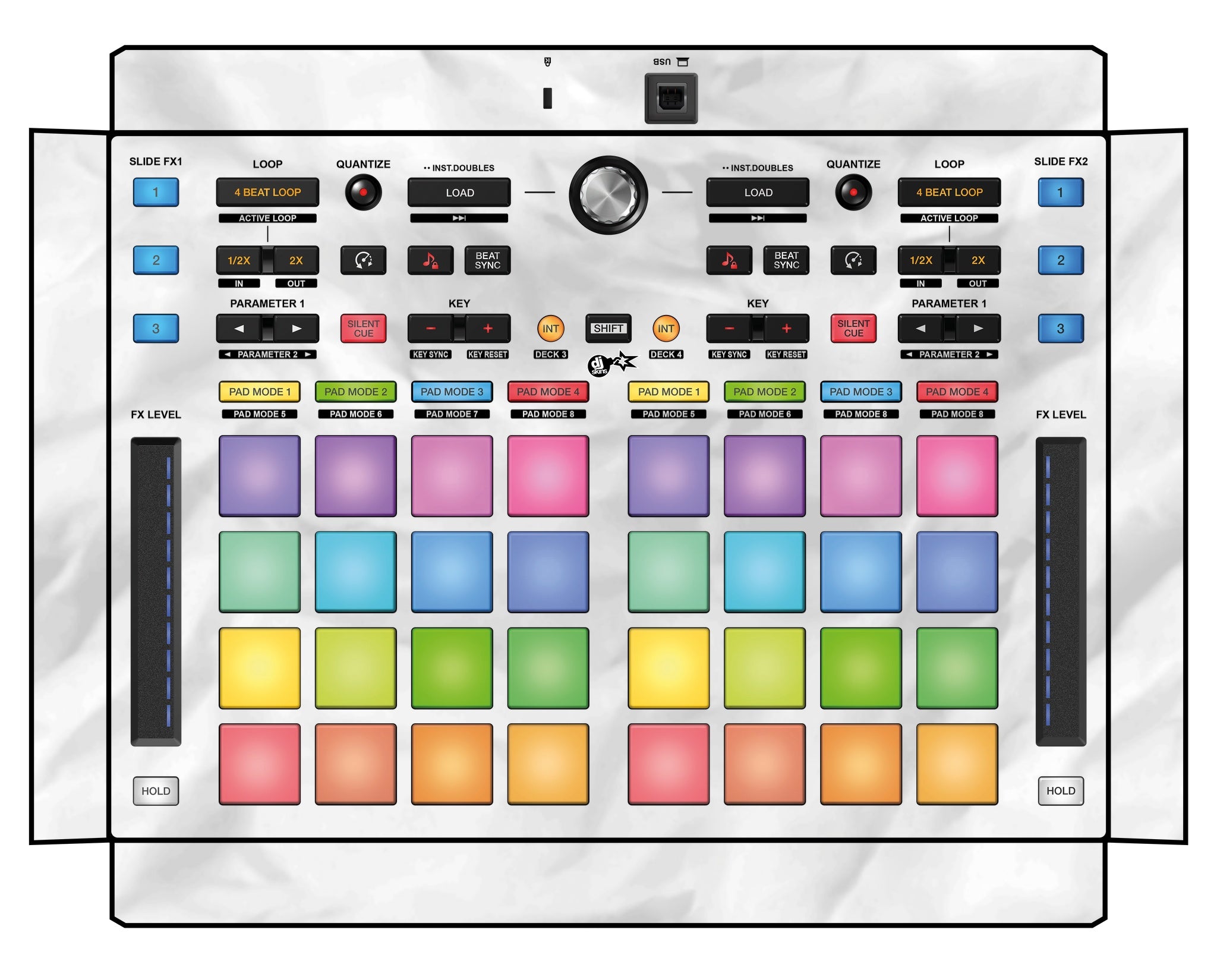 Pioneer DJ DDJ XP 2 Skin Breakout