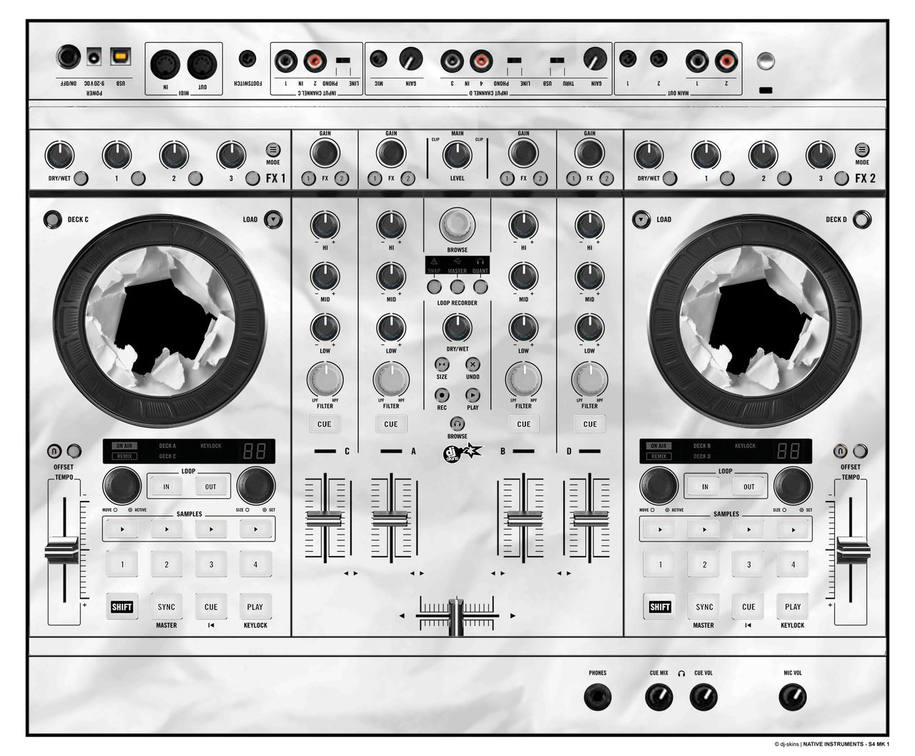 Native Instruments S4 MK1 Skin Breakout