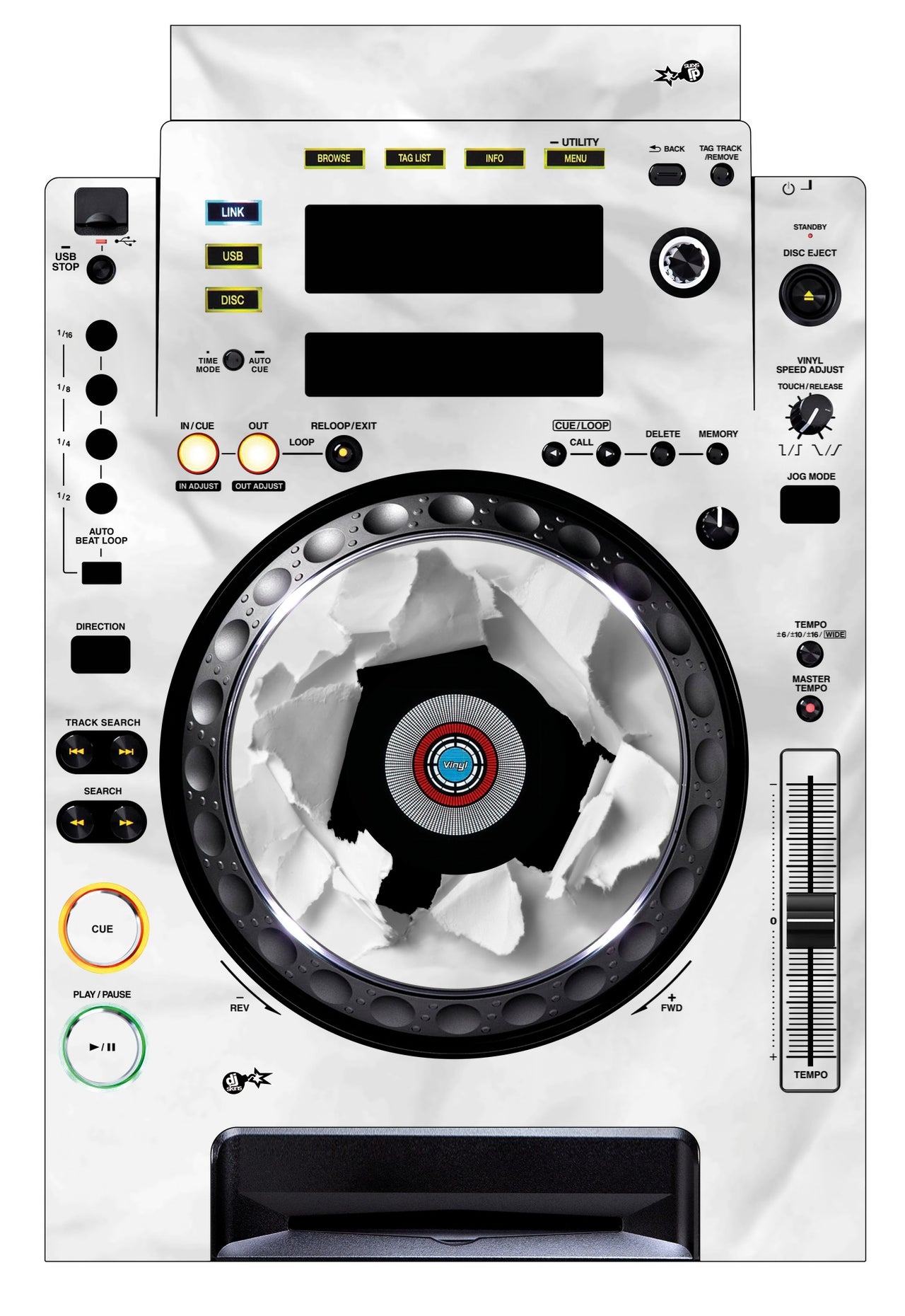 Pioneer DJ CDJ 900 Skin Breakout