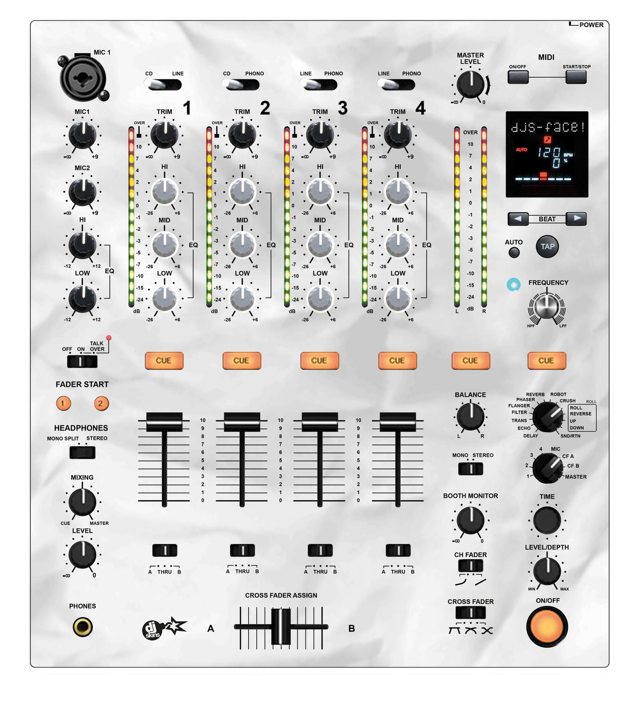 Pioneer DJ DJM 700 Skin Breakout