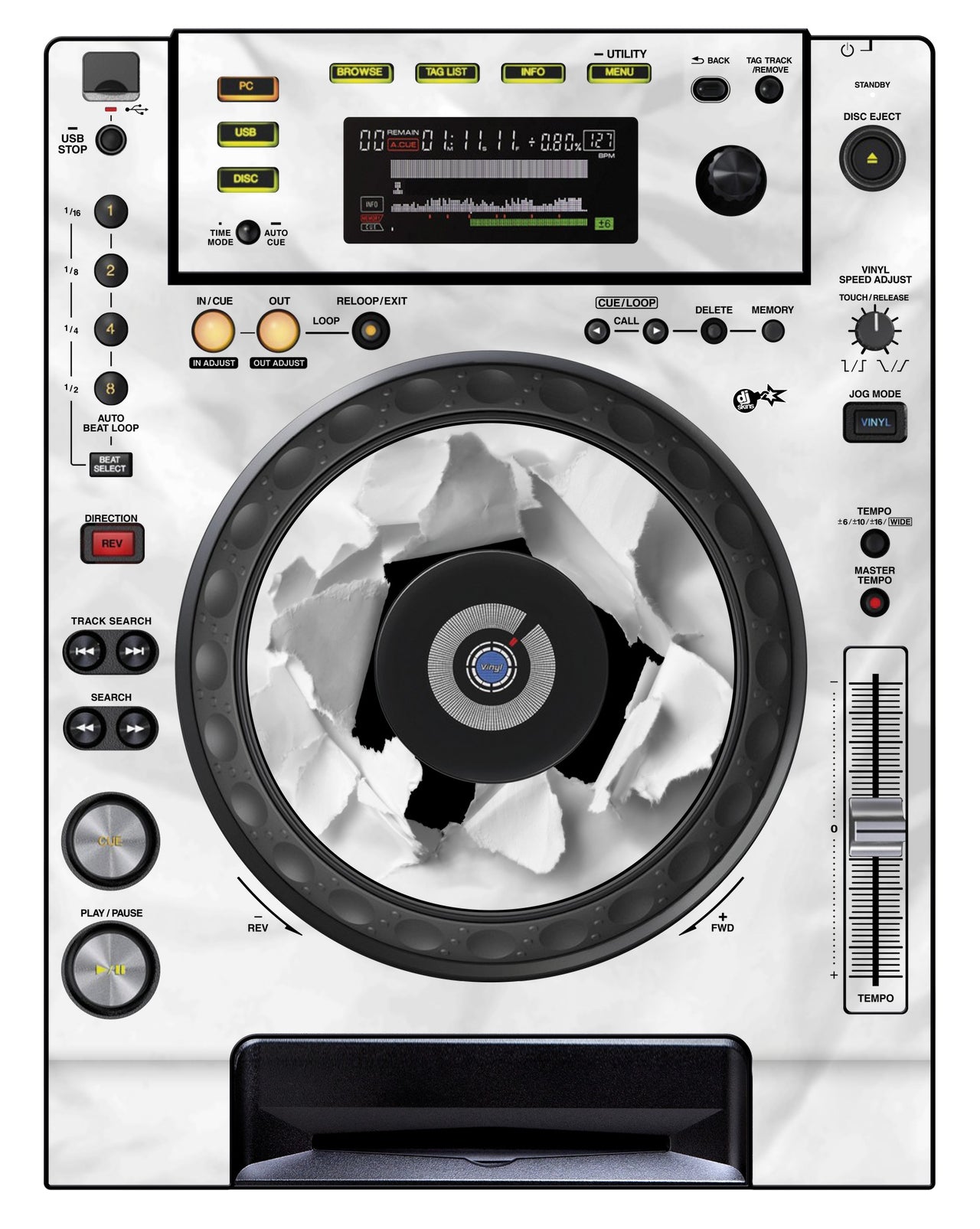 Pioneer DJ CDJ 850 Skin Breakout