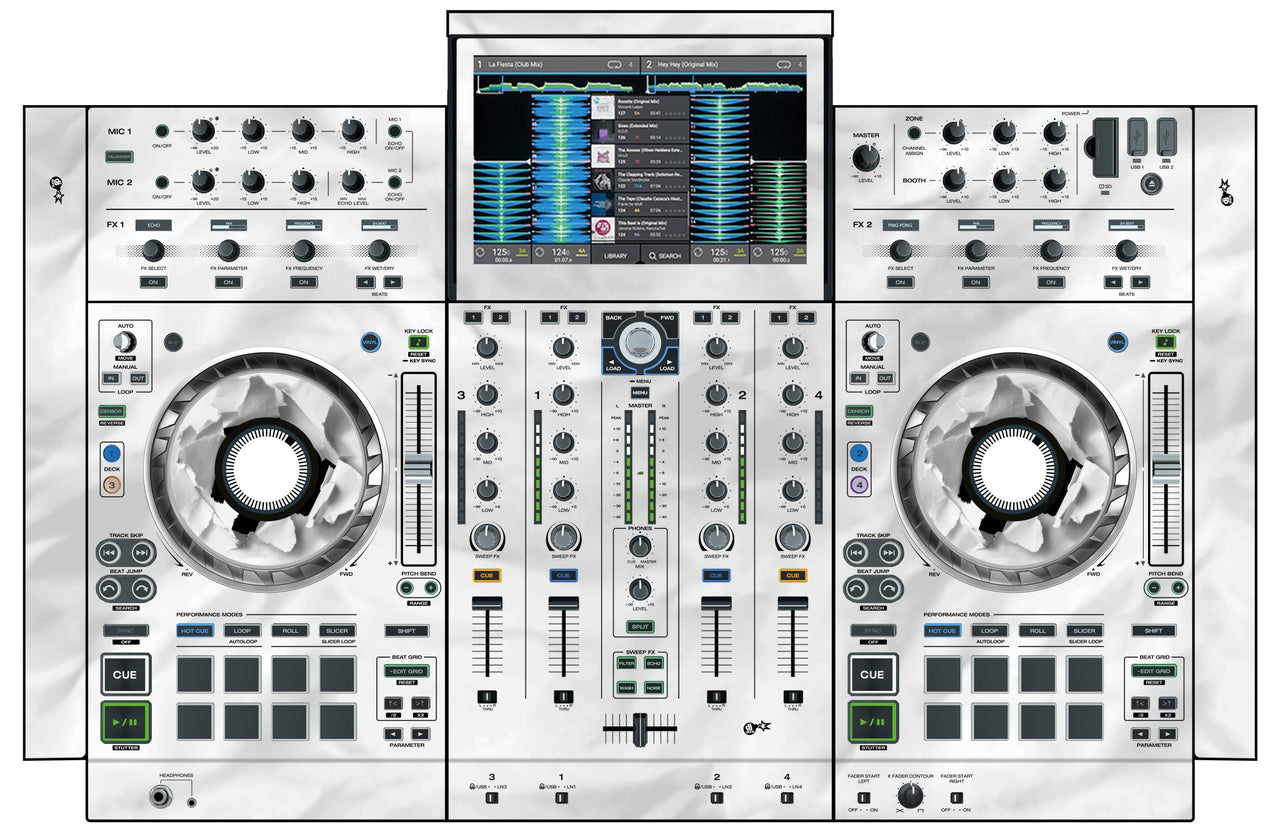 Denon DJ PRIME 4 Skin Breakout