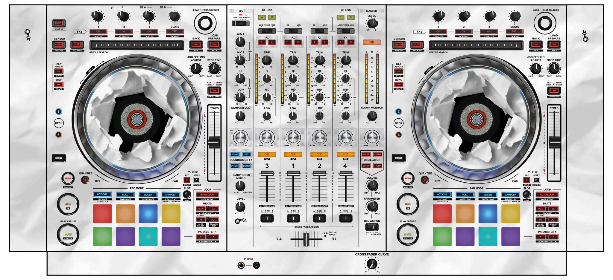 Pioneer DJ DDJ SZ 2 Skin Breakout