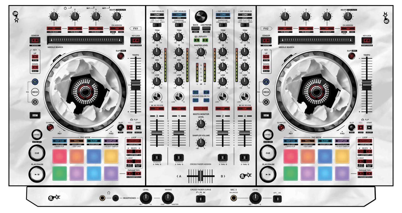 Pioneer DJ DDJ SX 3 Skin Breakout