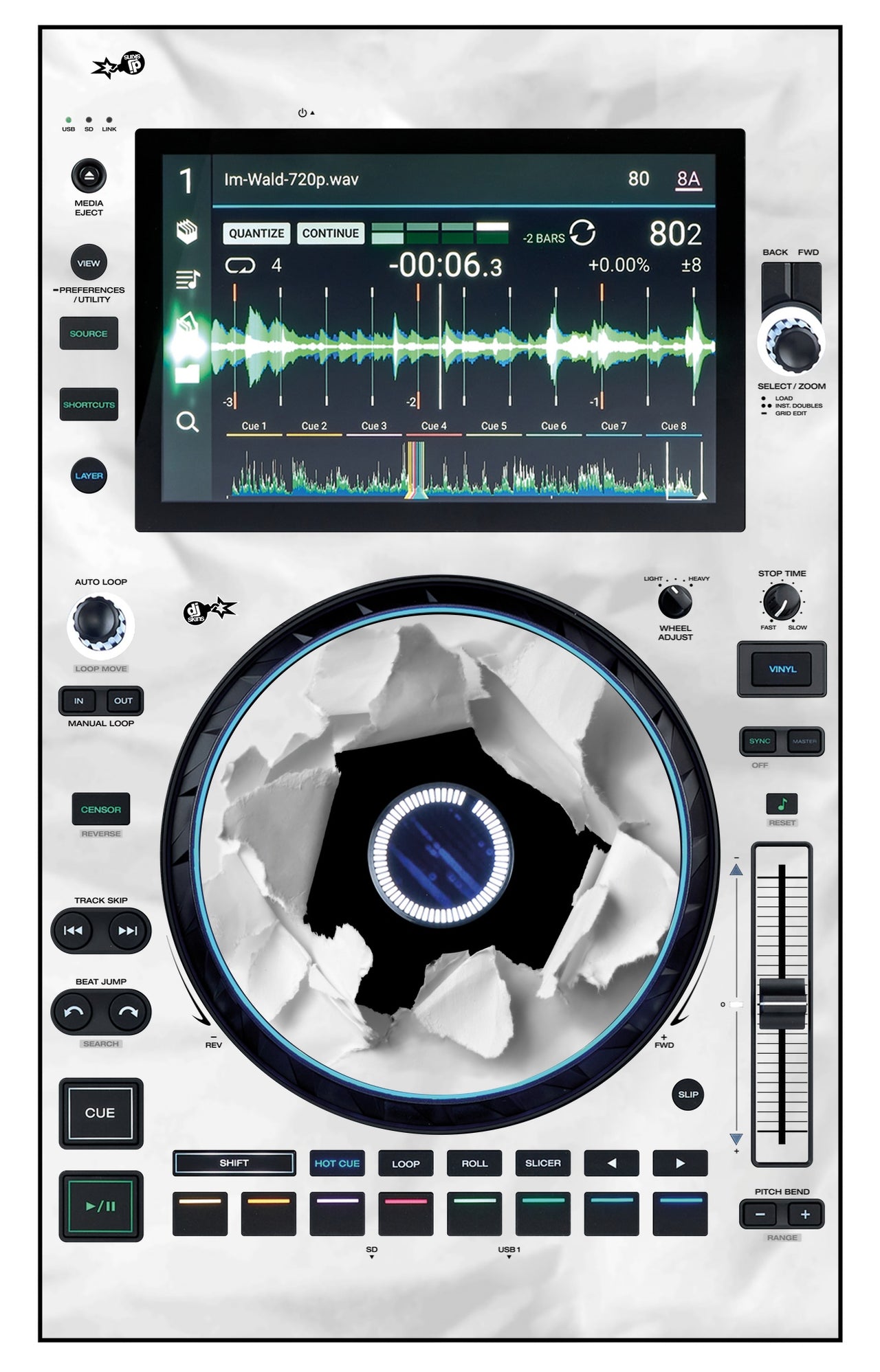 Denon DJ SC 6000 Skin Breakout
