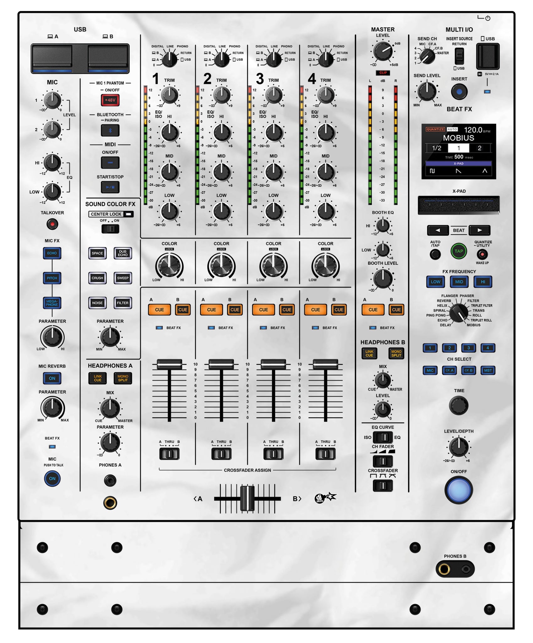 Pioneer DJ DJM A9 Skin Breakout