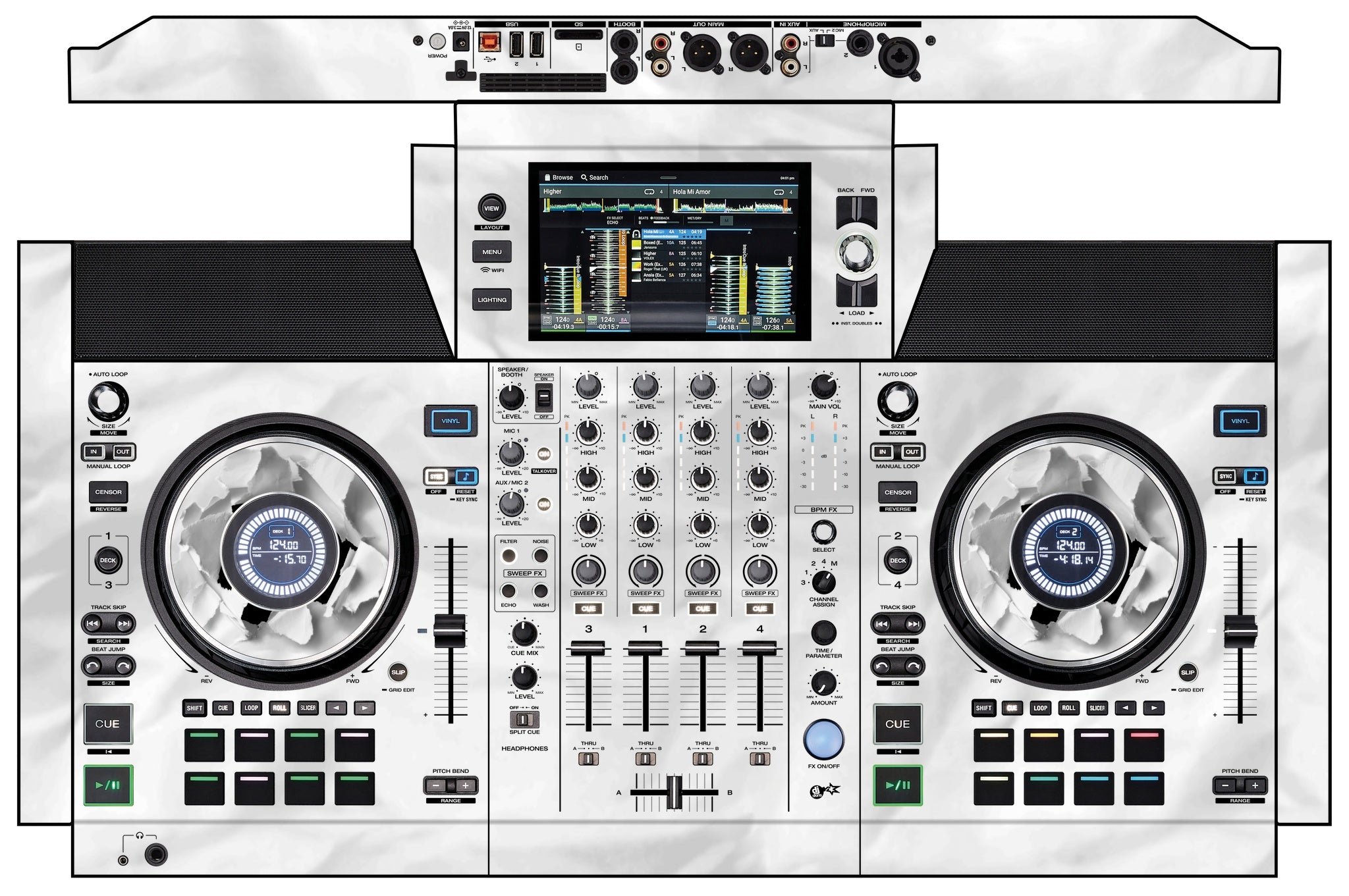 Denon DJ SC Live 4 Skin Breakout