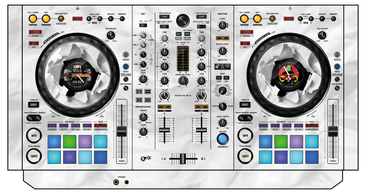 Pioneer DJ DDJ 800 Skin Breakout