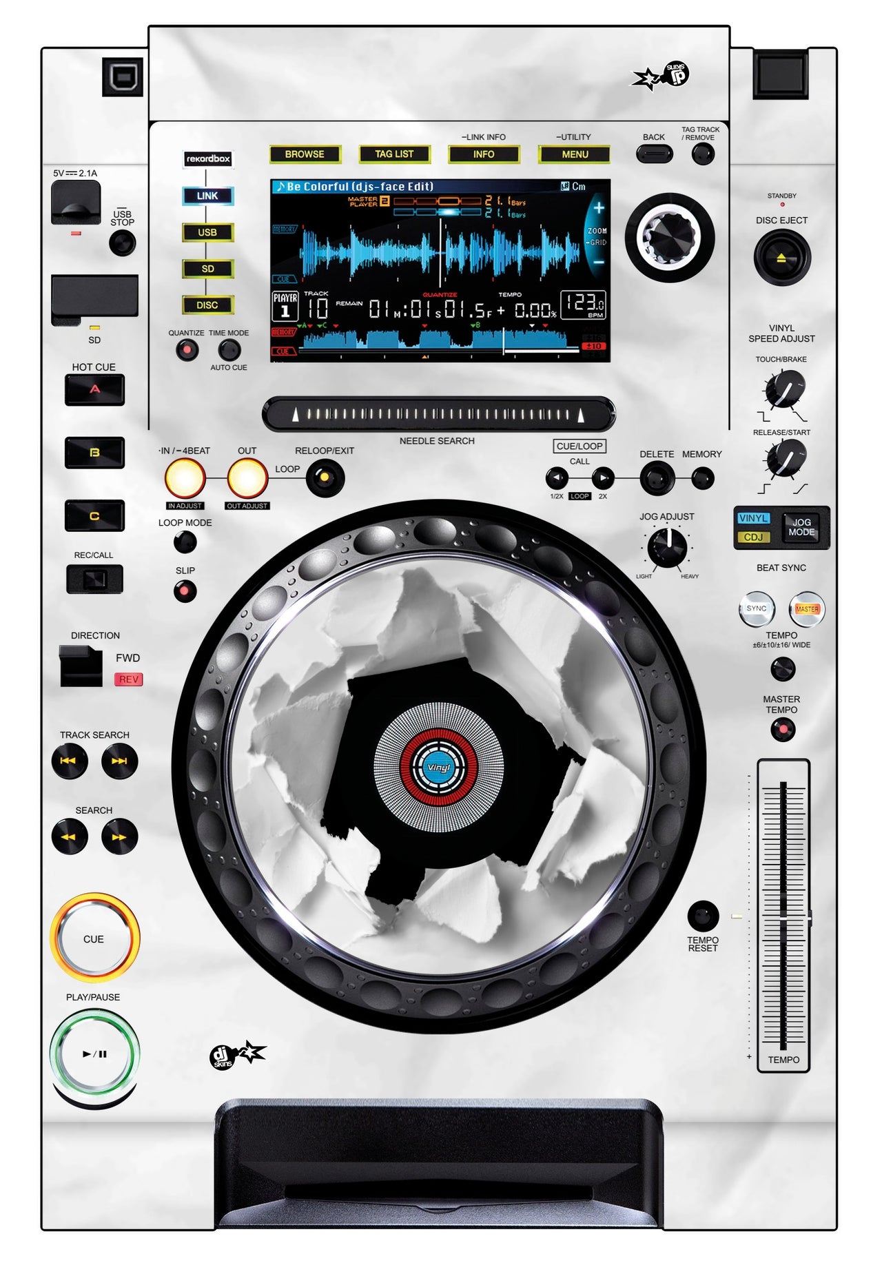 Pioneer DJ CDJ 2000 NEXUS Skin Breakout
