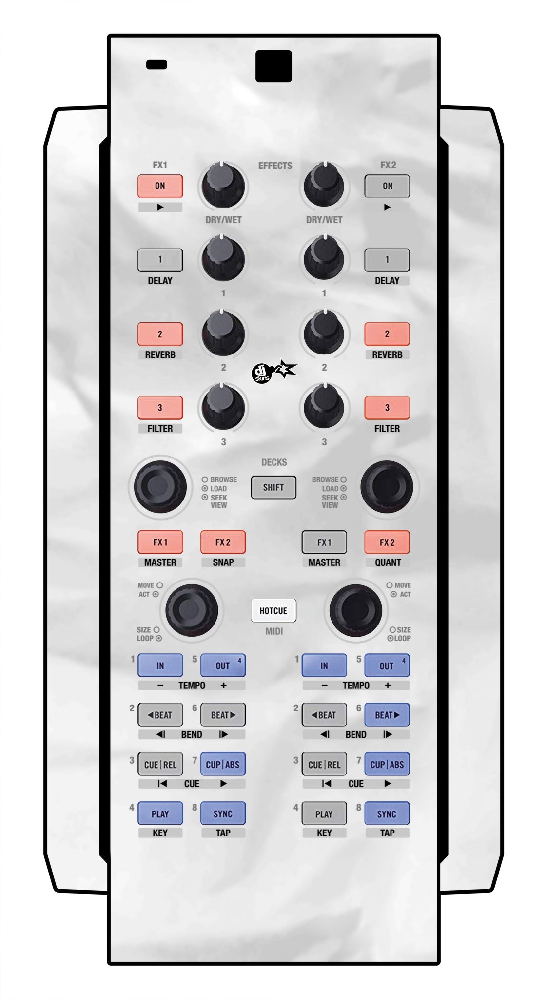 Native Instruments X1 Skin Breakout