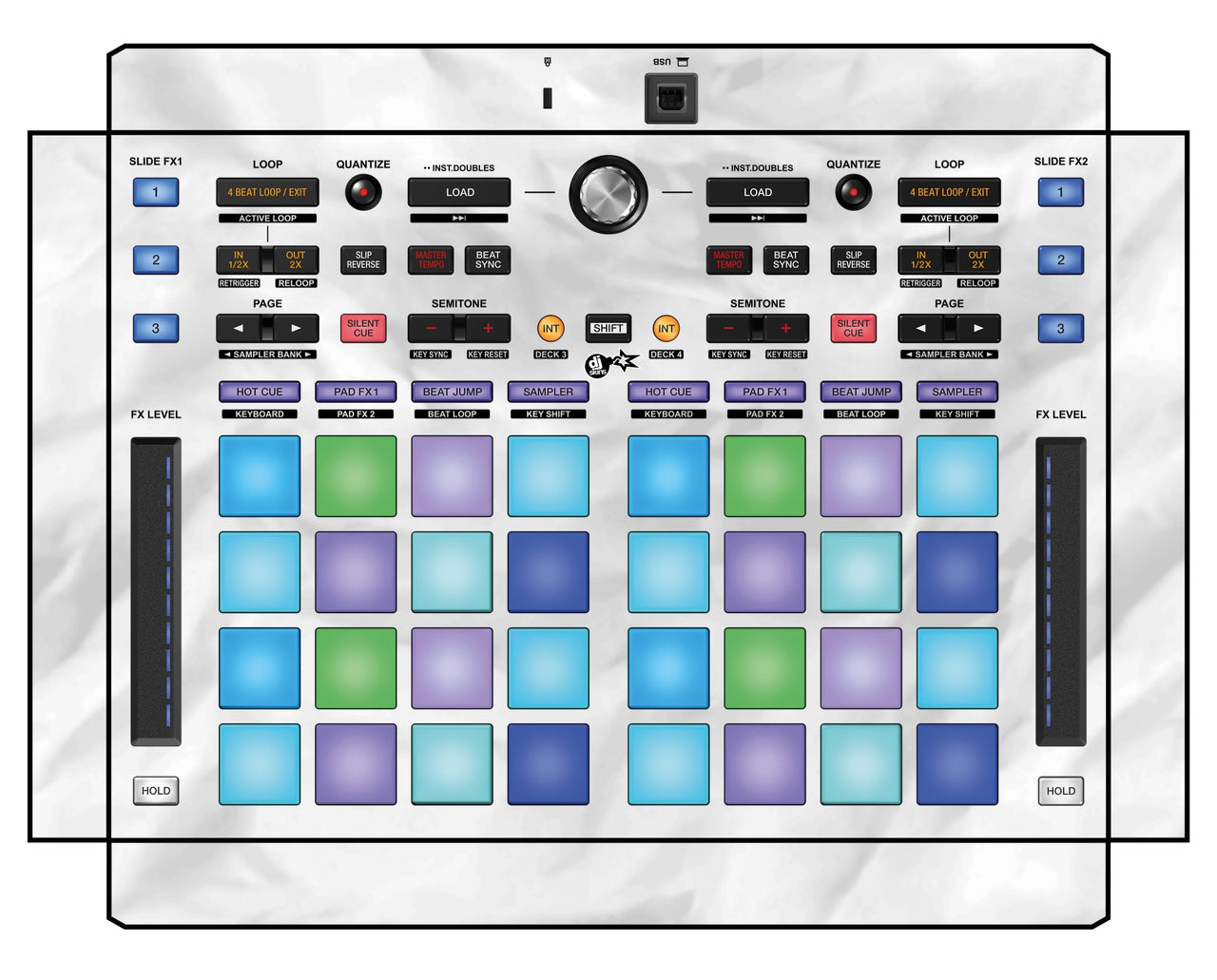 Pioneer DJ DDJ XP 1 Skin Breakout