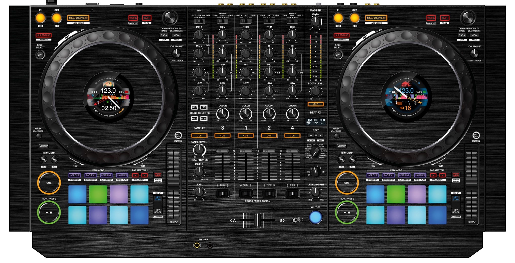 Pioneer DJ DDJ 1000 SRT Skin Brushed Black