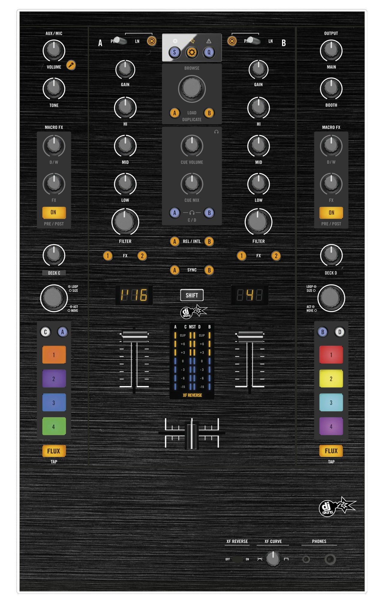 Native Instruments Z2 Skin Brushed Black