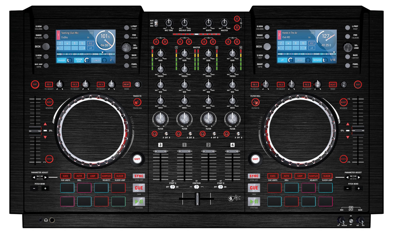 Numark NV 2 Skin Brushed Black