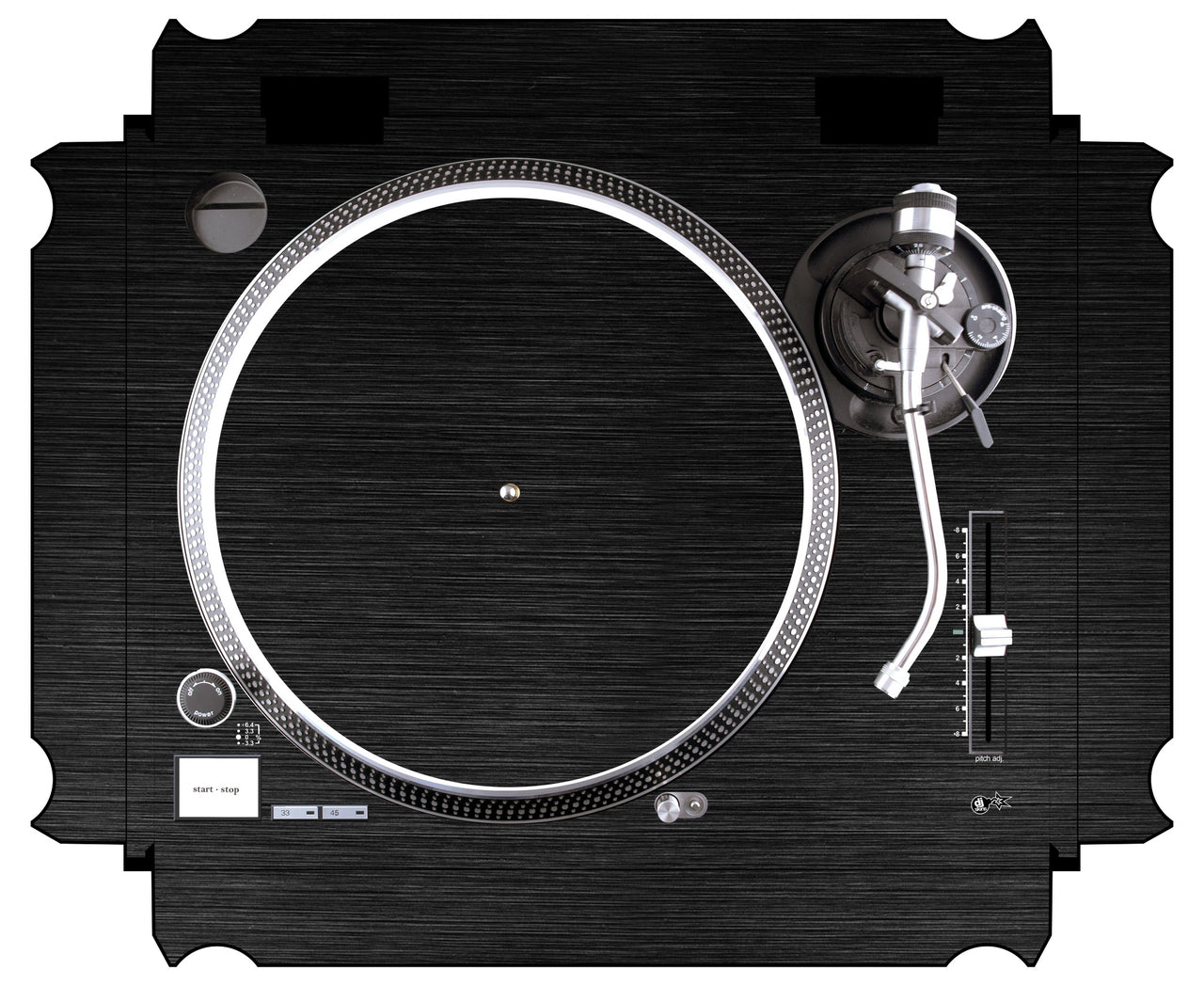 Technics 1200 / 1210 MK2 Skin Brushed Black