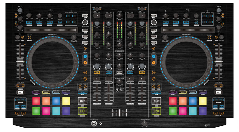 DJ Skins® Denon DJ MC 7000 Skin Brushed Black