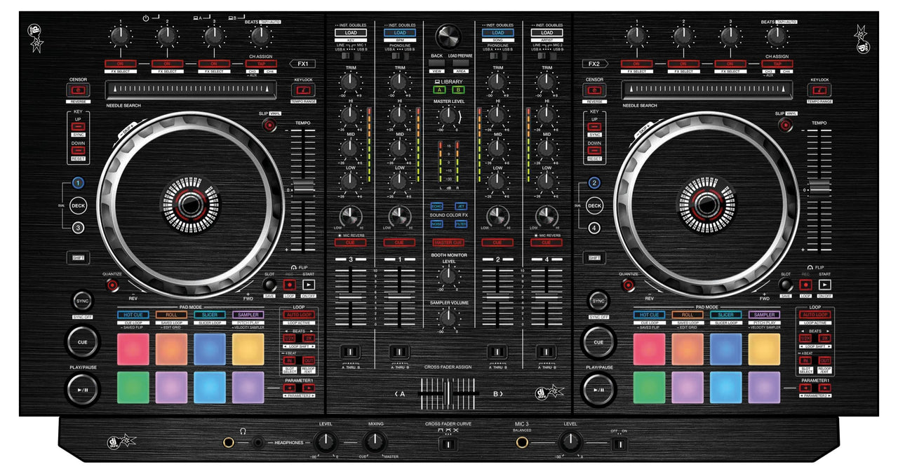Pioneer DJ DDJ SX 3 Skin Brushed Black