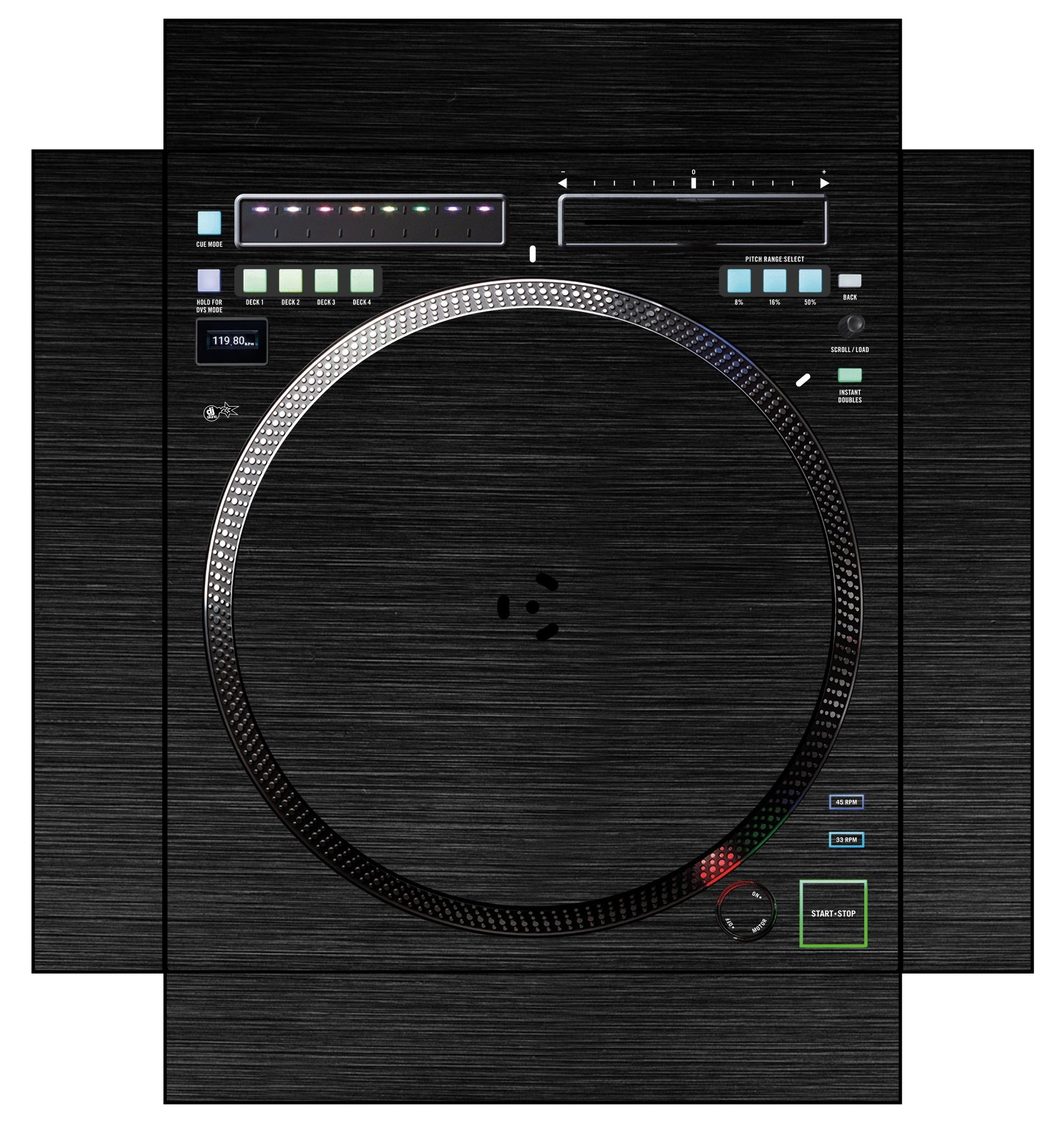 Rane TWELVE MK2 Skin Brushed Black