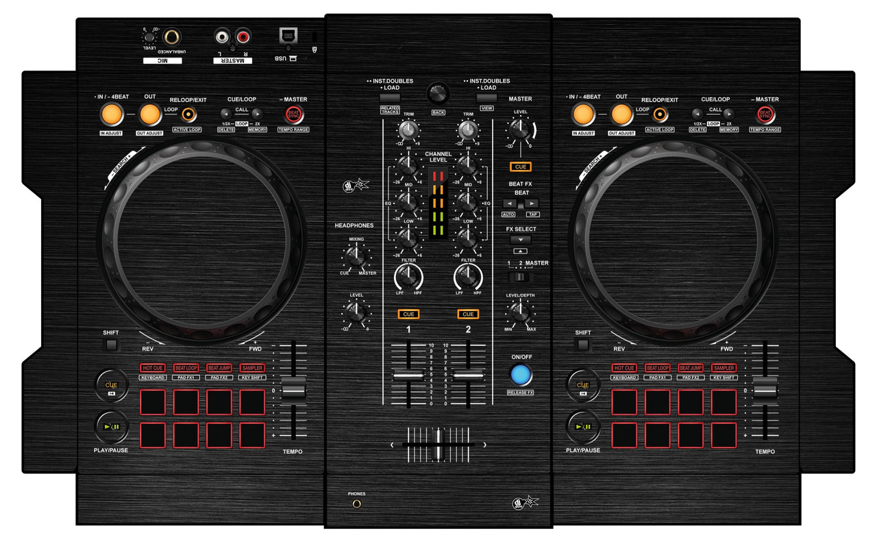 Pioneer DJ DDJ 400 Skin Brushed Black