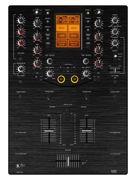 DJ Skins® Pioneer DJ DJM 909 Skin Brushed Black