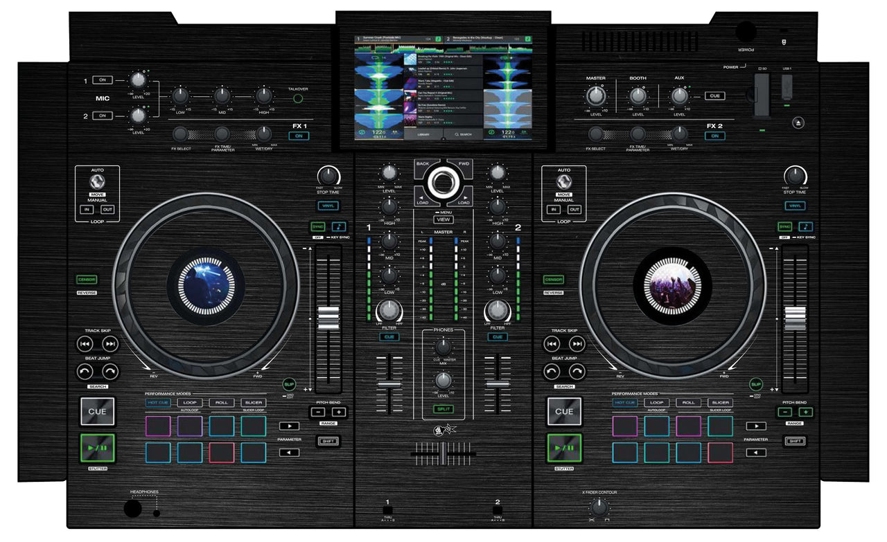 Denon DJ PRIME 2 Skin Brushed Black
