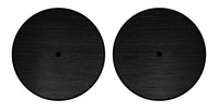 Universal Vinyl Labelsticker (12.5 cm - LARGE) Skin Brushed Black