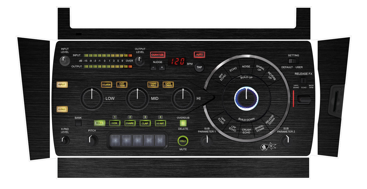 Pioneer DJ RMX 1000 Skin Brushed Black