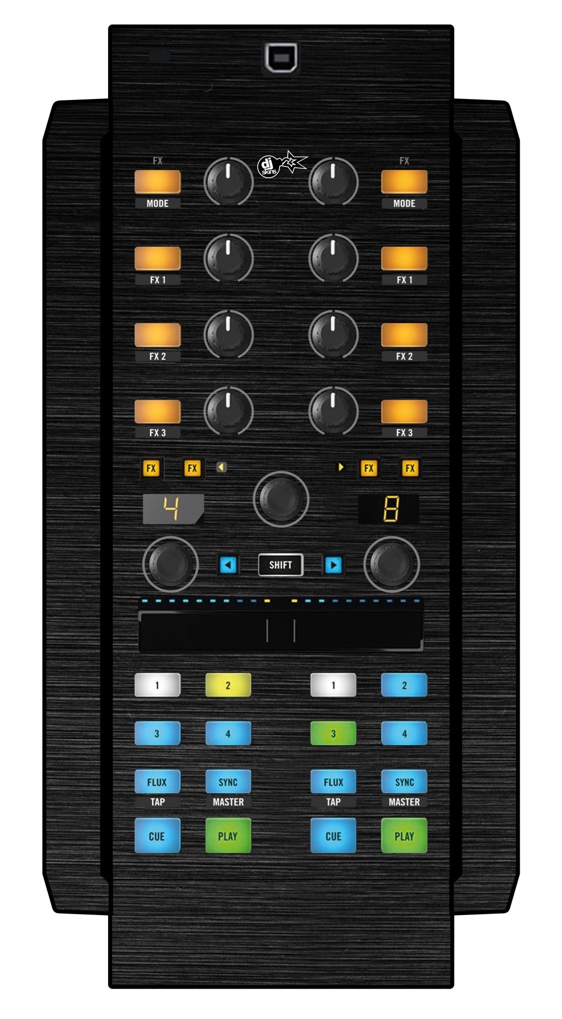 Native Instruments X1 MK2 Skin Brushed Black
