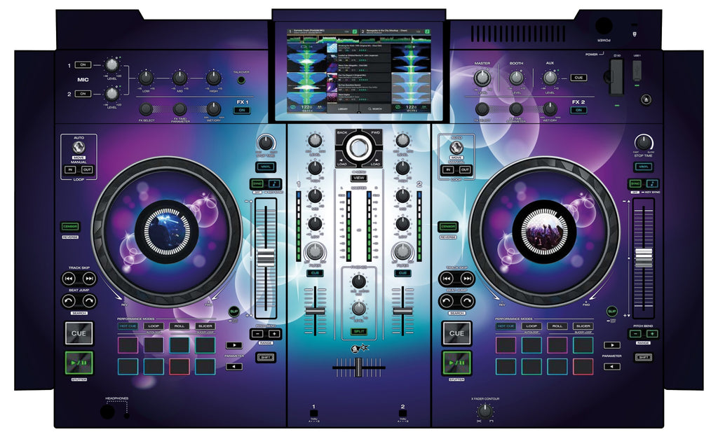 Denon DJ PRIME 2 Skin Bubble Space