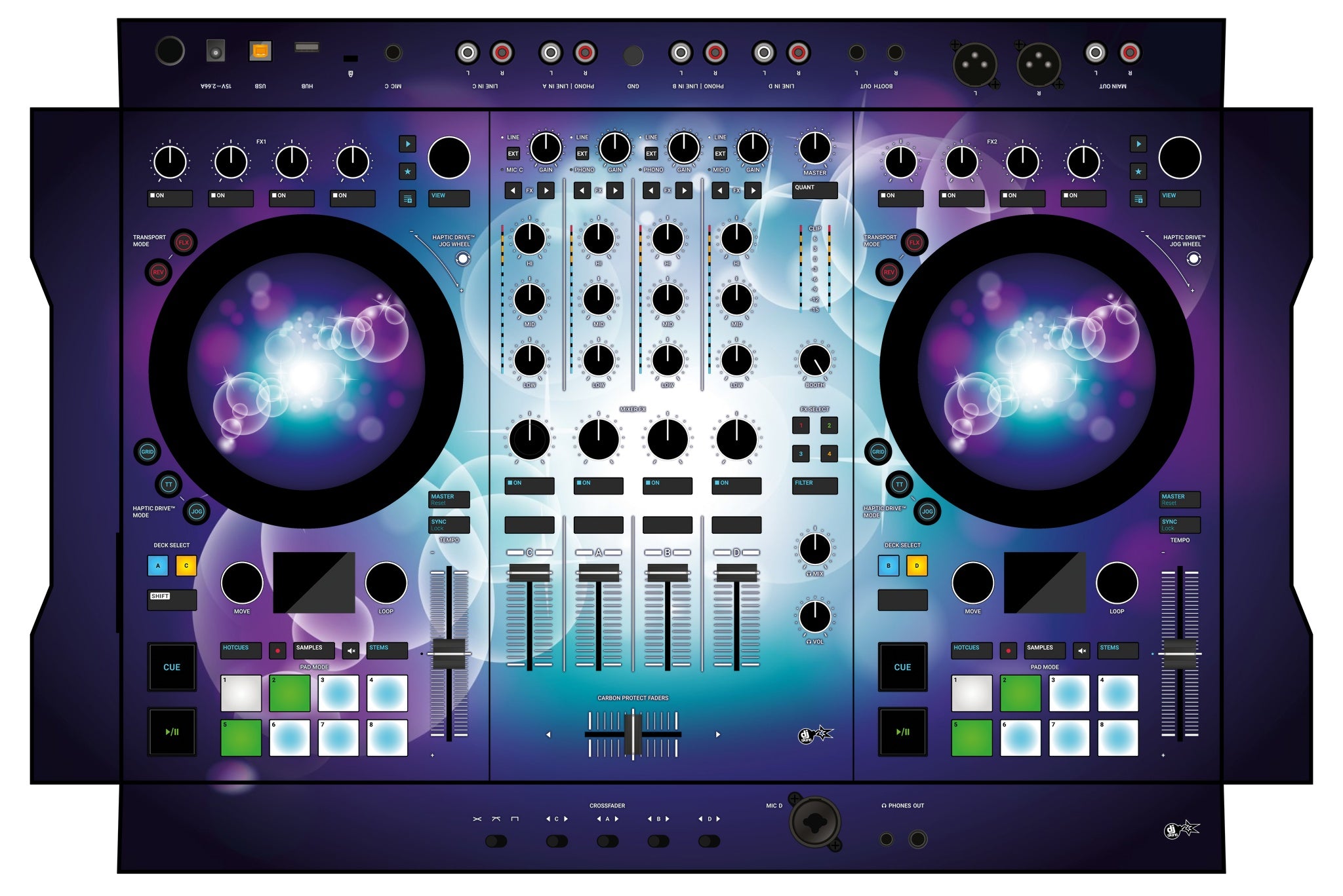 Native Instruments S4 MK3 Skin Bubble Space