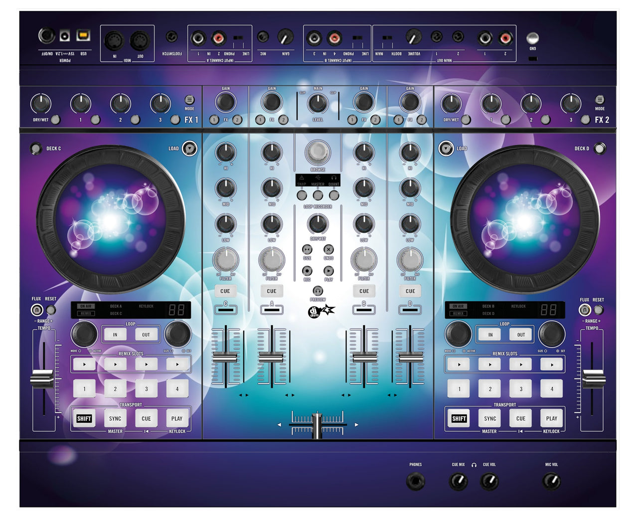 Native Instruments S4 MK2 Skin Bubble Space