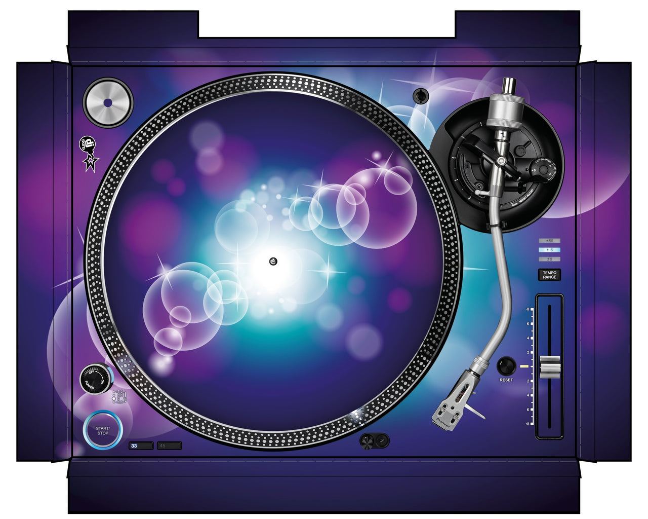 Pioneer DJ PLX 1000 Skin Bubble Space