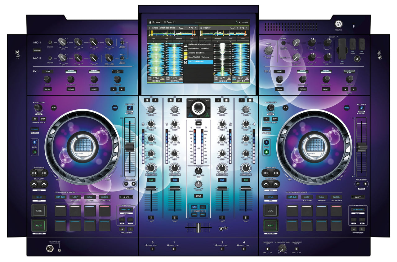 Denon DJ PRIME 4+ Skin Bubble Space
