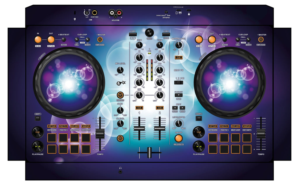 Pioneer DJ DDJ FLX 4 Skin Bubble Space