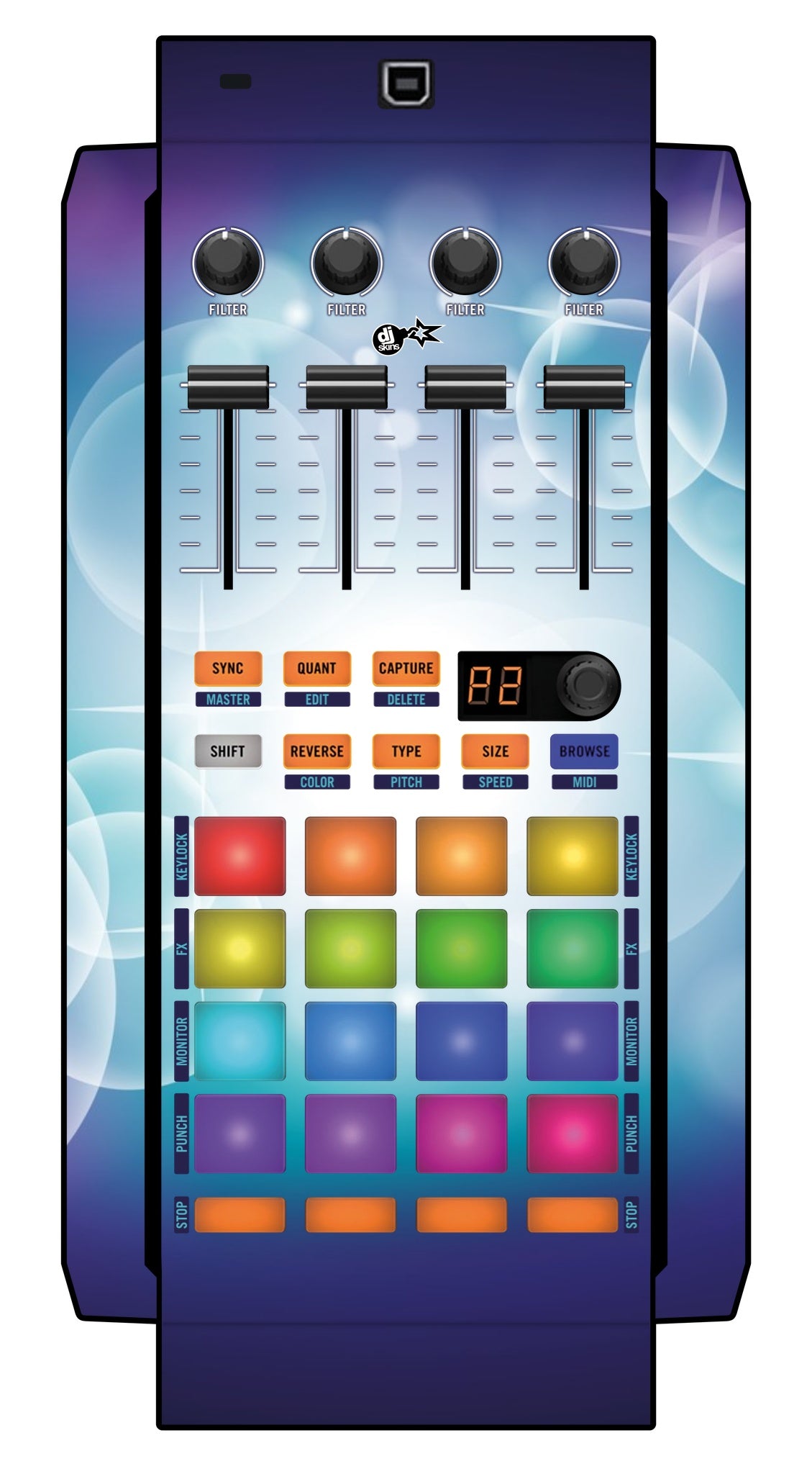 Native Instruments F1 Skin Bubble Space