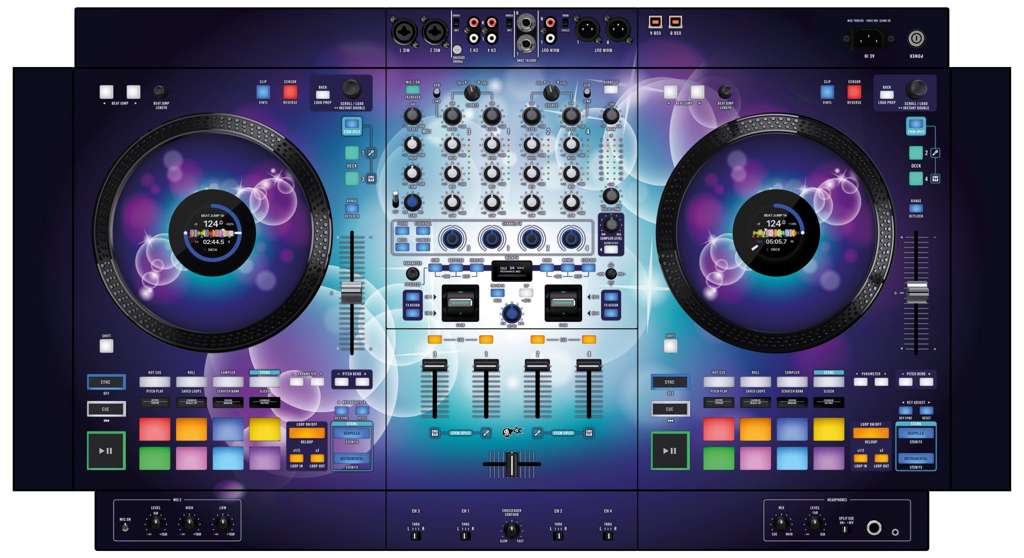 Rane FOUR Skin Bubble Space