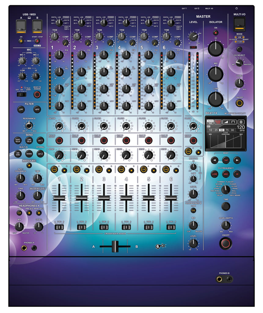 Pioneer DJ DJM V10 Skin Bubble Space