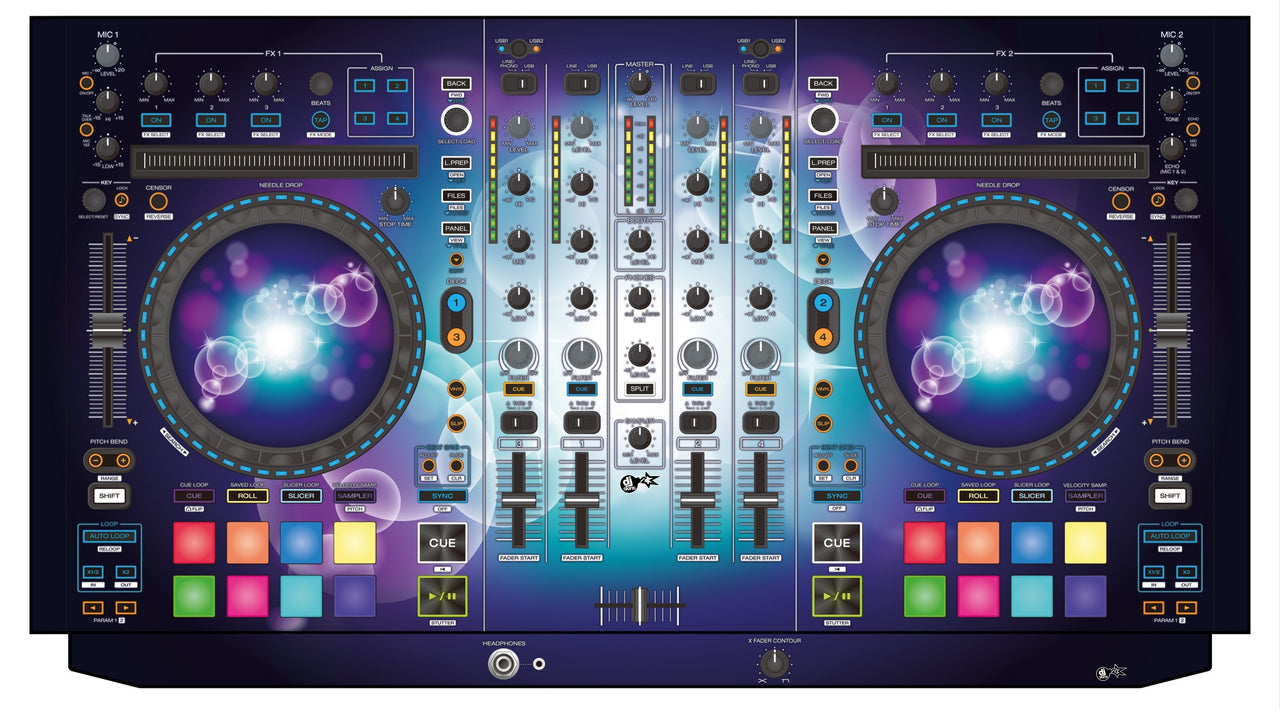 Denon DJ MC 7000 Skin Bubble Space