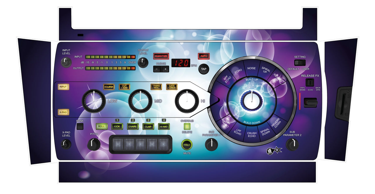 Pioneer DJ RMX 1000 Skin Bubble Space
