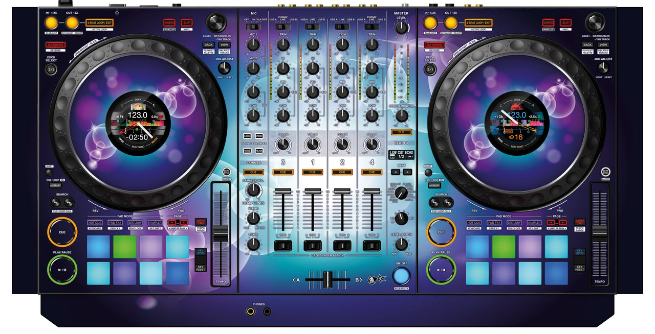Pioneer DJ DDJ 1000 Skin Bubble Space