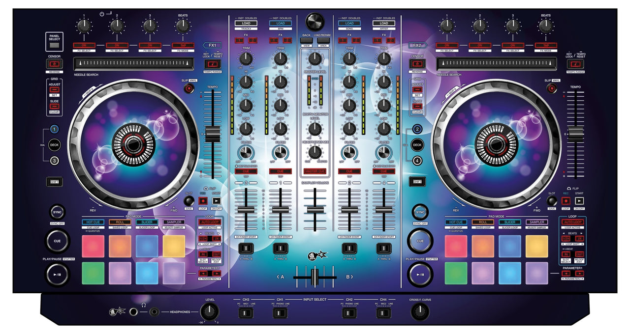 Pioneer DJ DDJ SX 2 Skin Bubble Space