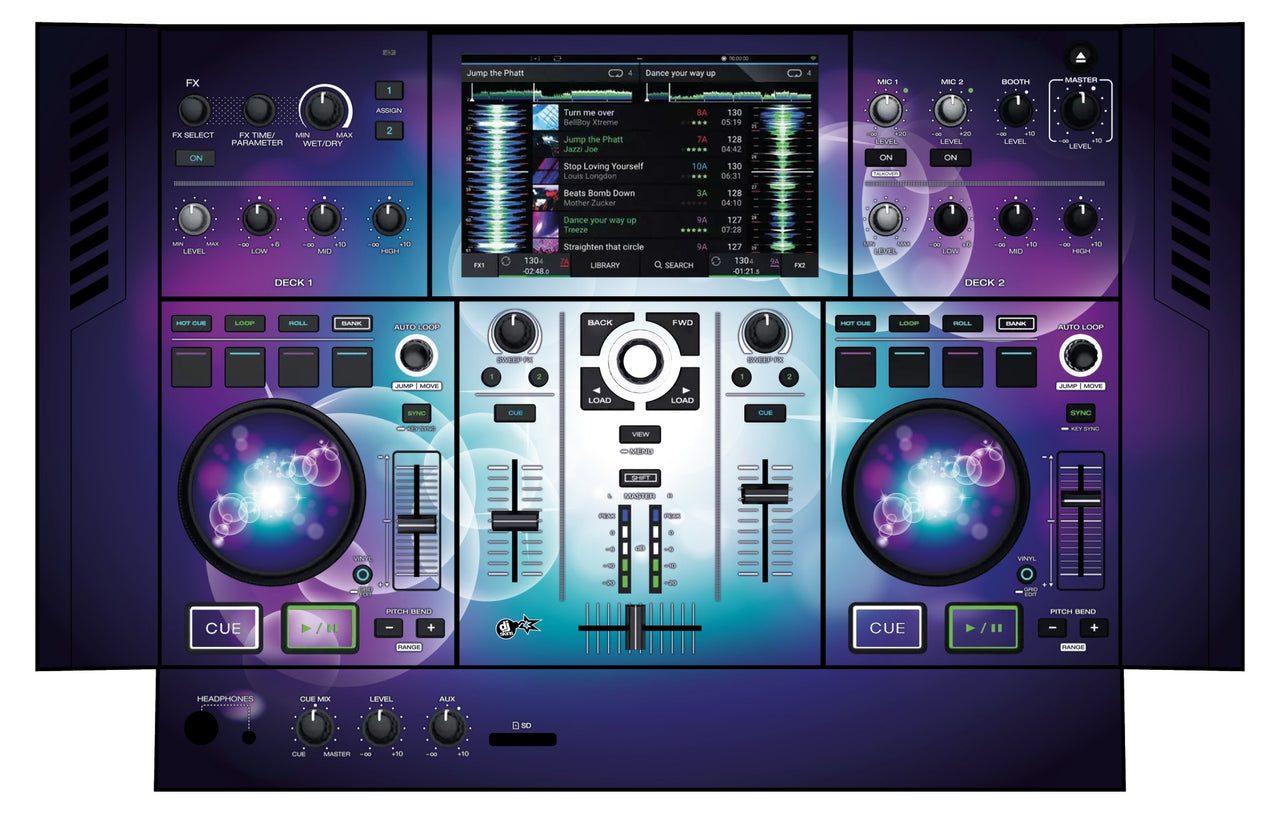 Denon DJ PRIME GO Skin Bubble Space