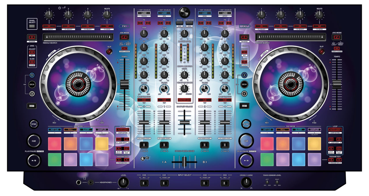 Pioneer DJ DDJ SX Skin Bubble Space