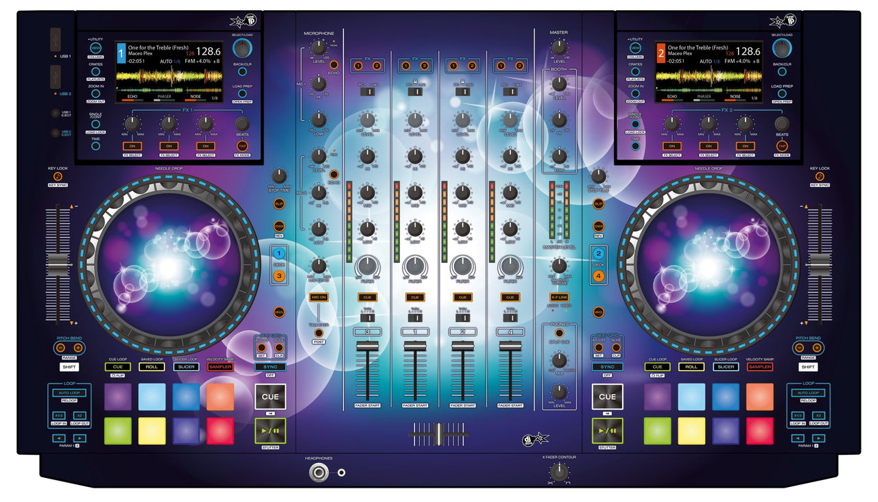 Denon DJ MCX 8000 Skin Bubble Space