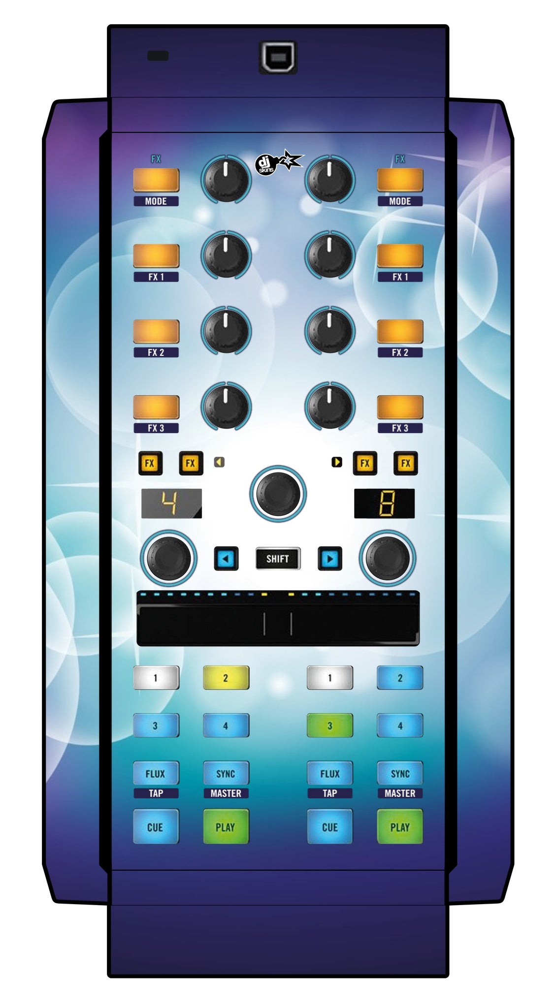 Native Instruments X1 MK2 Skin Bubble Space