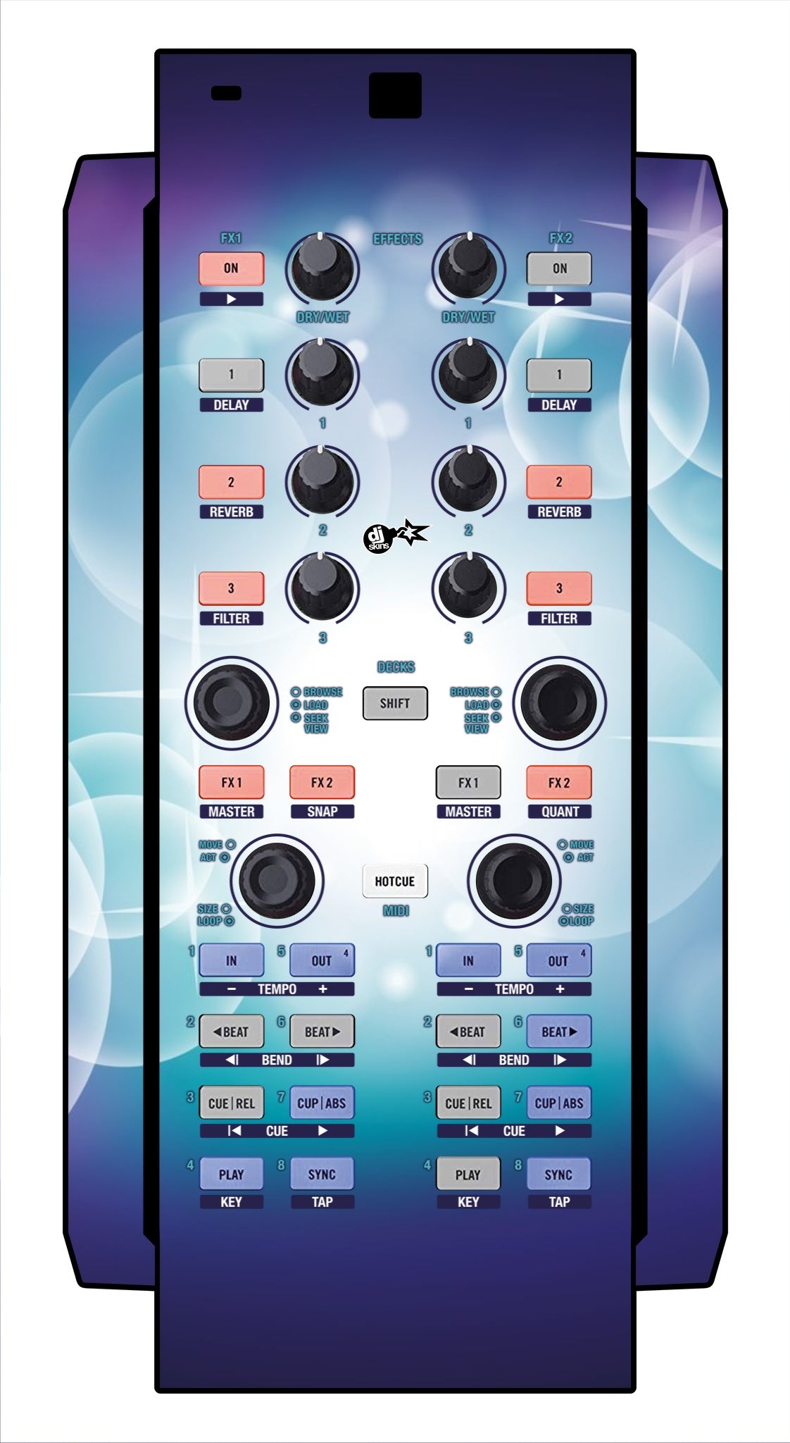 Native Instruments X1 Skin Bubble Space