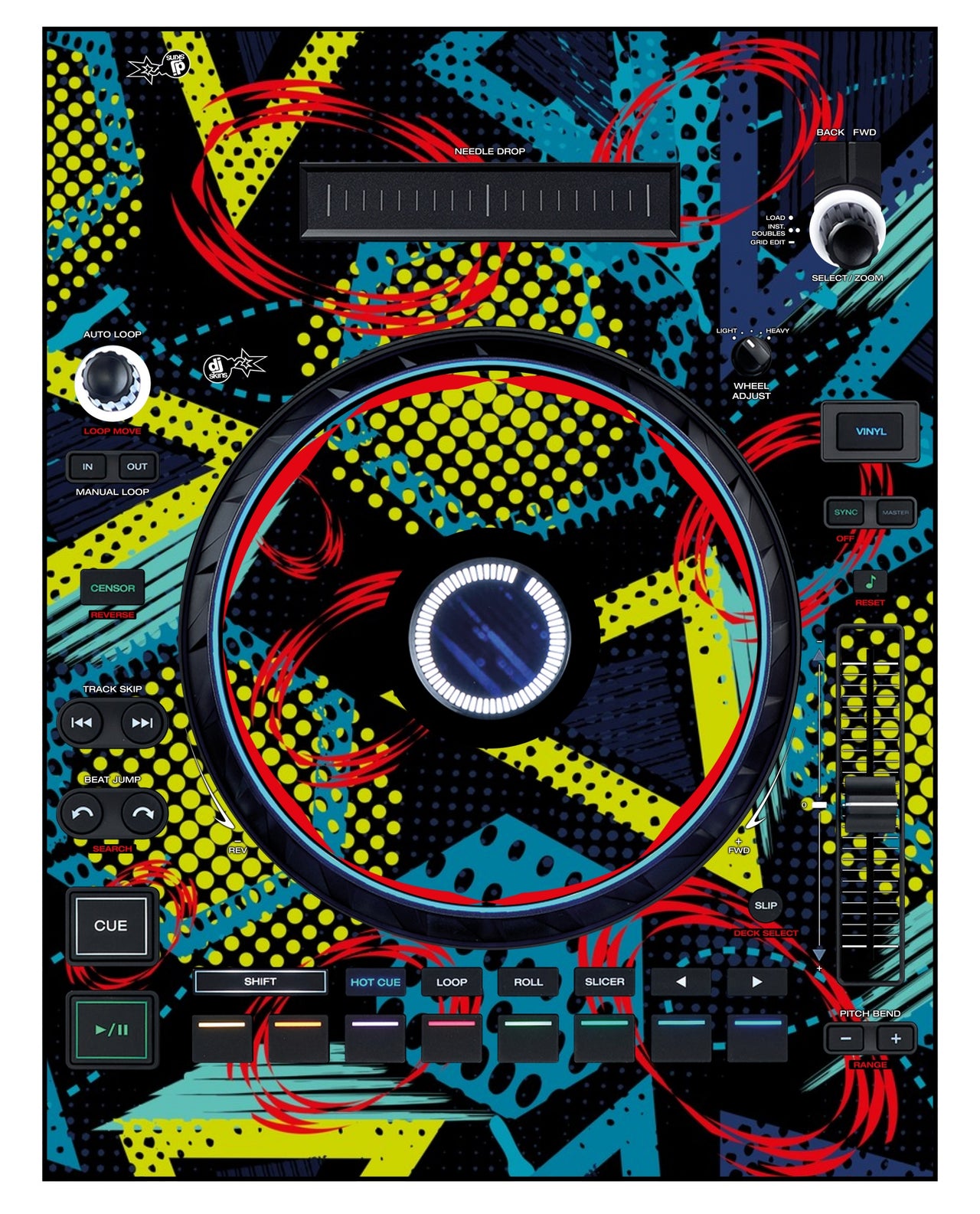 Denon DJ LC 6000 Skin Calipso