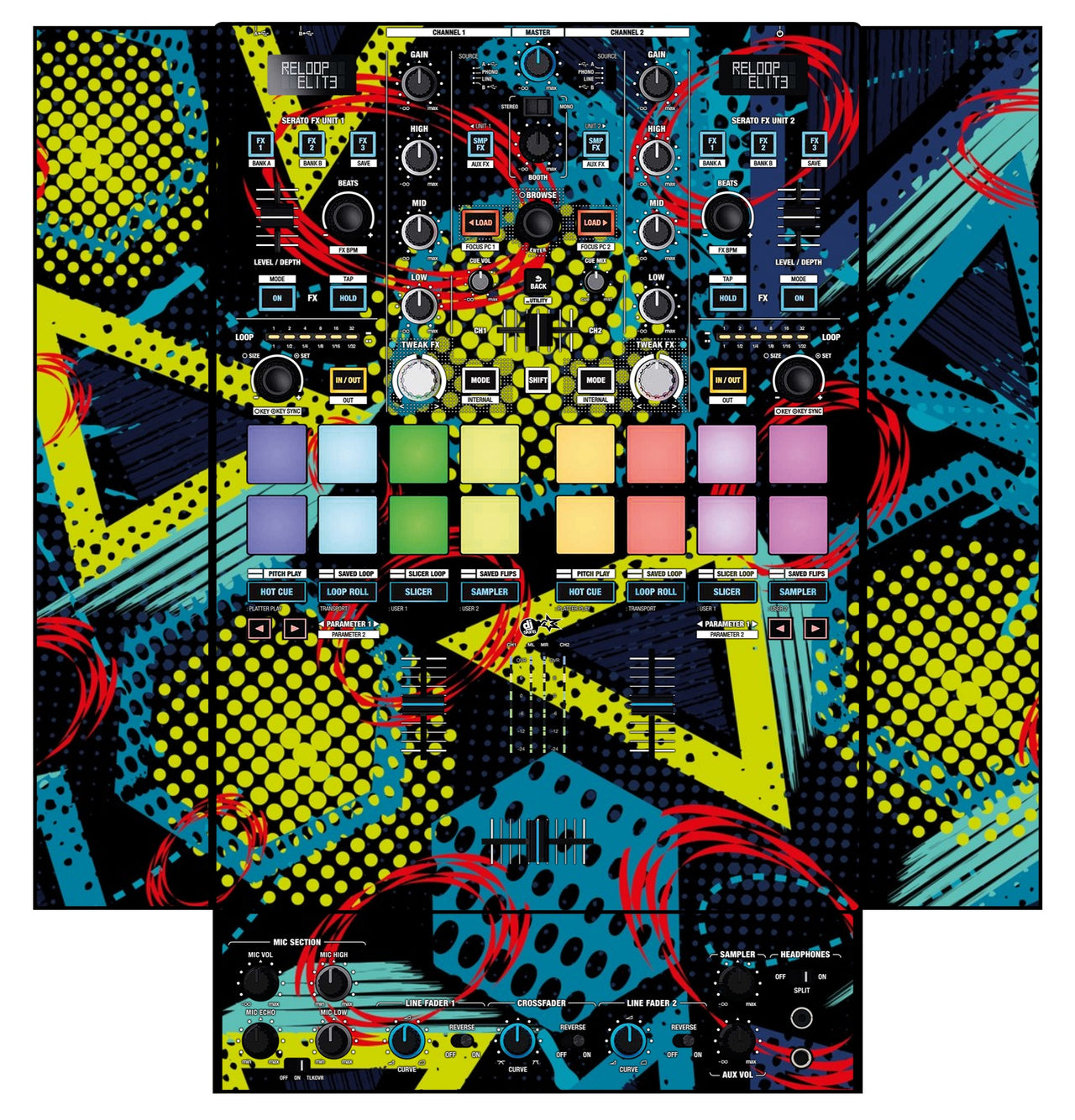 Reloop Elite Skin Calipso